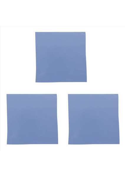 3x Gpu Cpu Sırakısı Soğutma Iletişim Silikon Pad 100MMX100MMX1MM Termal Pad (Yurt Dışından)