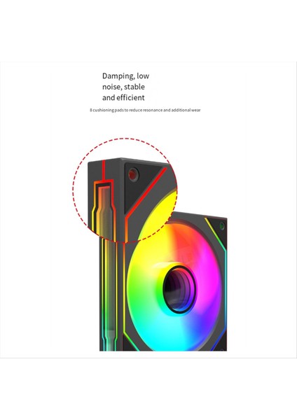 Şasi Soğutma Fanı Masaüstü Bilgisayar Ana Bilgisayar Serinletme Fan Masaüstü Ana Bilgisayar Serin Aydınlatma Argb Şasi (Yurt Dışından) indirimleri