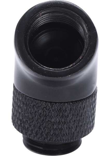 G1/4 Vida Dişi 45 Derece Dirsek Döner Pirinç-Adaptör Erkek Ila Dişi Konnektör Uydurma Bilgisayar Pc Su Soğutma Sistemi Siyah (Yurt Dışından)