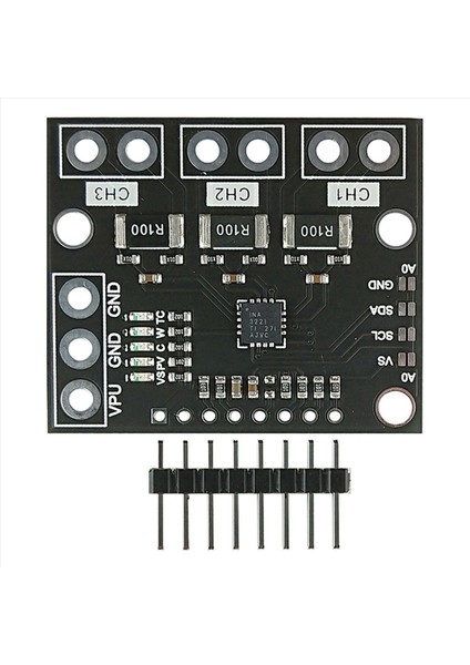 5x I2C Smbus INA3221 Üç Kanallı Şant Akım Güç Kaynağı Voltaj Monitör Sensör Kartı Modülü INA219&#39 U Değiştirin (Yurt Dışından) fiyatları