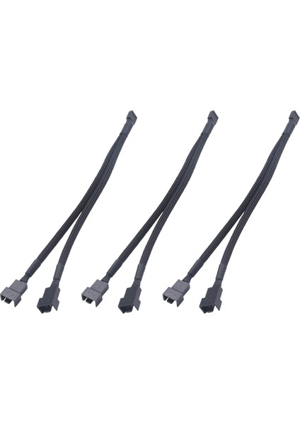 3pcs Pwm Fan Splitter Kablosu 2WAY 4pin Y Sleement Extension Güç Kablosu 1to2 Dönüştürücü Pc Anakart Bilgisayar Cpu Fanı (Yurt Dışından) indirimleri