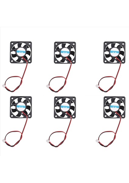 6pcs 50MM x 50MM x 10MM 5010 Dc 12V 0 1A 2pin Fırçasız Soğutma Fanı (Yurt Dışından)