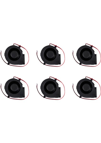 6pcs 75MM x 30MM Dc 12V 0 36A 2pin Bilgisayar Pc Blower Soğutma Fanı (Yurt Dışından)