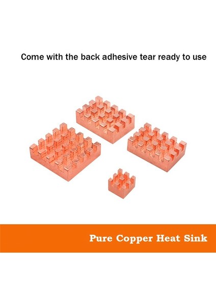 Turuncu Pı 5 Anakart Isı Batağı Geliştirme Kartı Isı Iletim Soğutma Radyatörü Yapıştırıcı ile Birlikte Gelir (Yurt Dışından) fırsatları