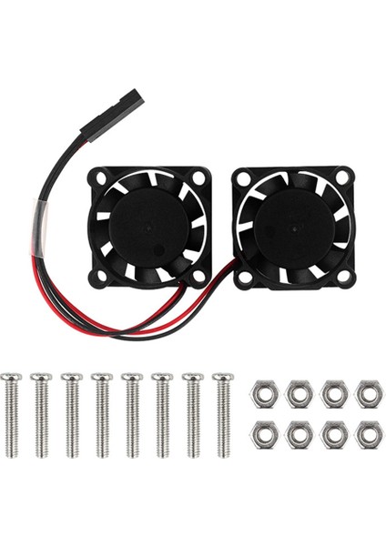 Raspberry Pi 4 Fan 4b 3b+ 5V Çift Radyatör Fan Sessiz Soğutucu Radyatör Soğutma Fan Gürültü 16DBA (Yurt Dışından) fiyatları