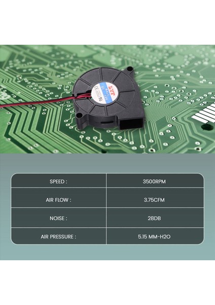 50MMX15MM 3500RPM Fırçasız Dc Soğutma Üfleyici Fanı 12V 0 16A (Yurt Dışından) fiyatları
