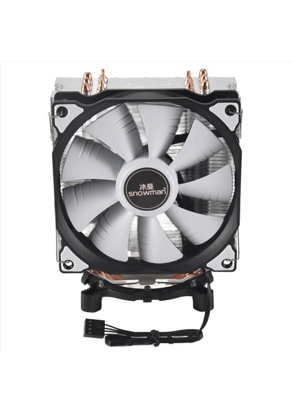 Snowman 4pin Cpu Soğutucu 6 Heatpipe Tek Fan Soğutma 12CM Fan LGA775 1151 115X 1366 Destek Intel Amd (Yurt Dışından) modelleri
