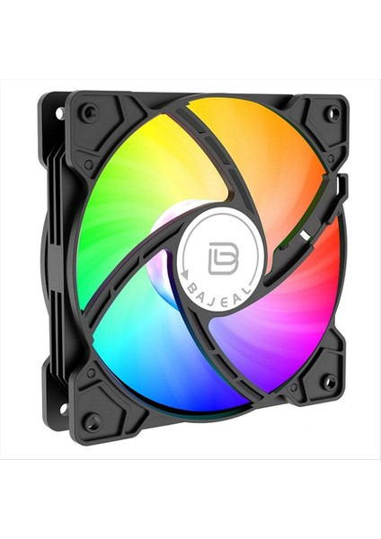 Bajeal 12CM Şasi Soğutma Fanı 4p Arayüz Şasi Fan Bilgisayar Şasi Soğutma Renkli Işıklar Sessiz Çok Fonksiyonlu Fan 3 Set (Yurt Dışından) fiyatları