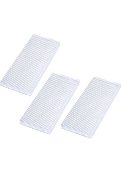 Güçlü LED Amplifikatör Transistör 100X41X8MM Için 3x Alüminyum Isı Batması Istirahati (Yurt Dışından)