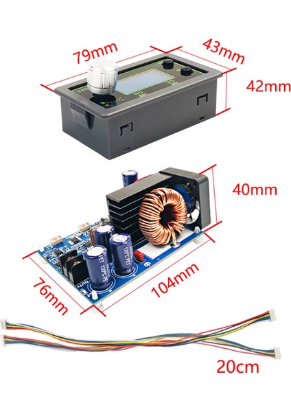 2x WZ5020L 20A 1000W Dc Dc Kova Dönüştürücü cc Cv Adım Down Güç Modülü Ayarlanabilir Voltaj Düzenlenmiş Güç Kaynağı (Yurt Dışından) fiyatları
