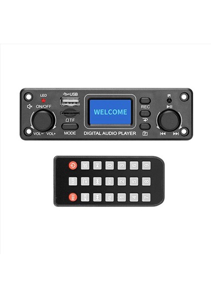 2x Dijital Ses Oynatıcı Bluetooth Mp3 Çalar Kod Çözücü Panosu 128X64 Dots LCD USB Sd Bt Fm Müzik Oyuncu Modülü TPM119B (Yurt Dışından) modelleri