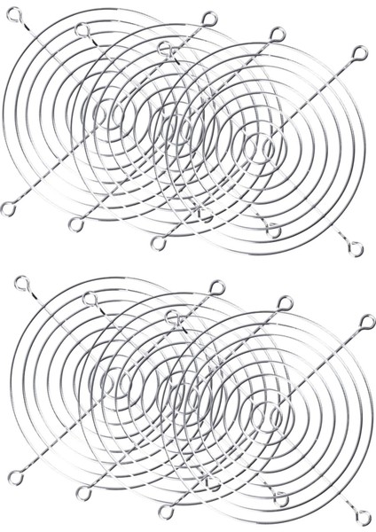 Pc Ventilatörü Için 6pcs 120MM 4 7 Inç Metal Fan Koruyucusu Koruyucu Izgara (Yurt Dışından)