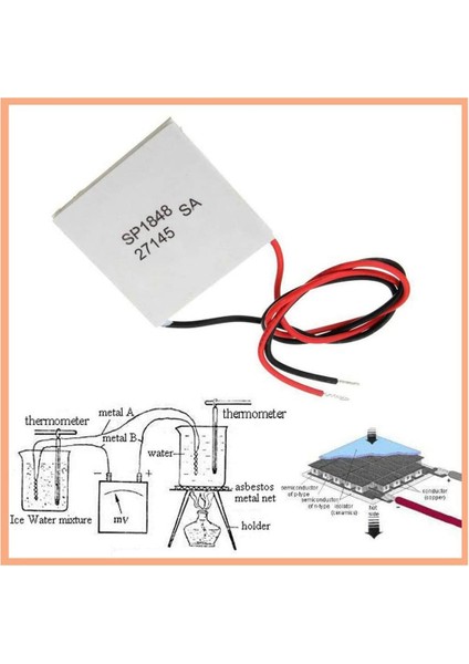 2pcs 40X40MM Termoelektrik Jeneratörü SP1848-27145 Peltier Teg Modülü (Yurt Dışından) fırsatları