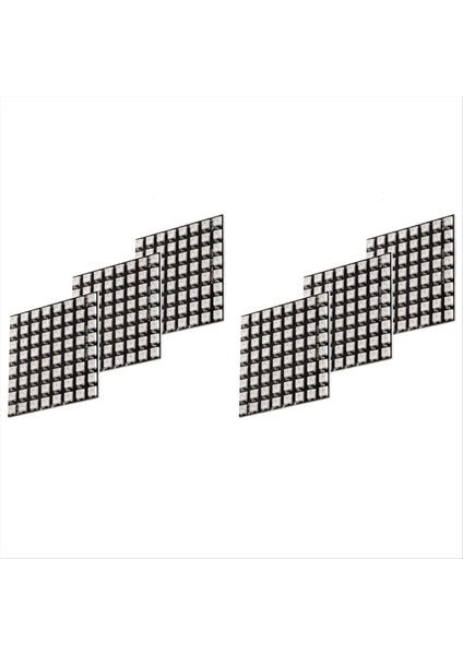 6 x U 64 LED Matris Paneli Cjmcu-8x8 Modülü Arduino ve Raspberry Pi Için Uyumlu (Yurt Dışından)