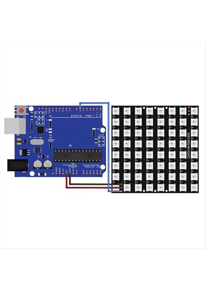 6 x U 64 LED Matris Paneli Cjmcu-8x8 Modülü Arduino ve Raspberry Pi Için Uyumlu (Yurt Dışından) modelleri