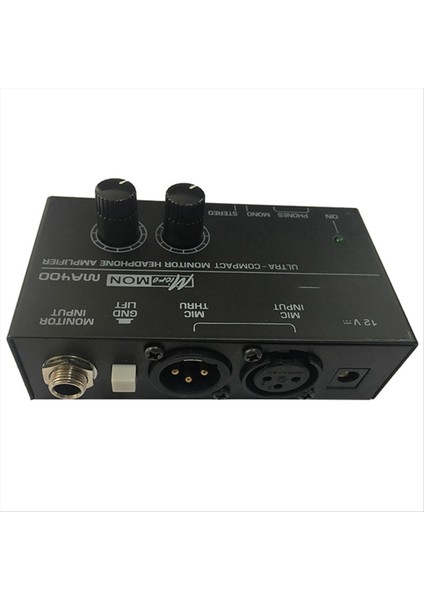 Yeni MA400 Kulaklık Önsözü Mikrofon Preampikatör Ses 6 35MM ve 3 5mm Kulaklık Çıkışları Mikser Ab Fişi (Yurt Dışından) fiyatları