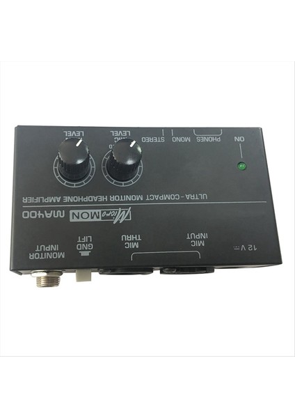 Yeni MA400 Kulaklık Önsözü Mikrofon Preampikatör Ses 6 35MM ve 3 5mm Kulaklık Çıkışları Mikser Ab Fişi (Yurt Dışından) fırsatları
