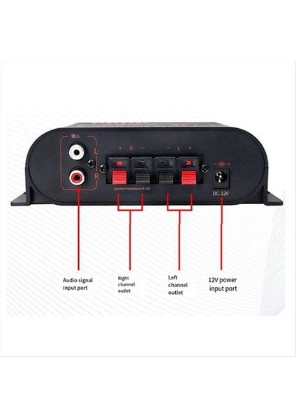 53CC Stereo Amplifikatör Ev Stereo 20WX2 Güç Amplifikatörü 2 Pasif Hoparlörler Için Kanal Stereo Bileşeni (Yurt Dışından) fiyatları