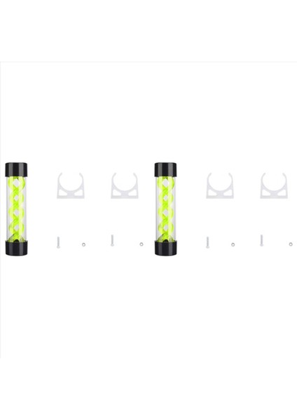 2pcs 200MM Su Soğutma Pc Su Deposu Bilgisayar Su Soğutma Tankı Pc Bilgisayar Soğutucu (Yeşil) Için G1/4 Ipliği ile (Yurt Dışından)
