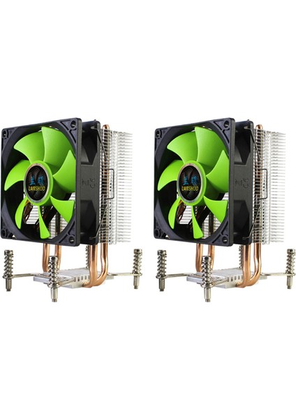 Lanshuo 2x Cpu Soğutucu 2 Isı Boruları Ultra Sessiz Soğutucu Fan Cpu Radyatörü Lga 2011 X79 X99 X299 (3pin Tek Fan) (Yurt Dışından)