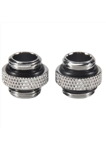 2pcs G1/4 Mini Harici Iplik Erkek Ila Erkek Su Soğutma Döner Bağlantı) Su Soğutma Konnektörü Radyatör Bileşenleri Gümüş (Yurt Dışından) fiyatları