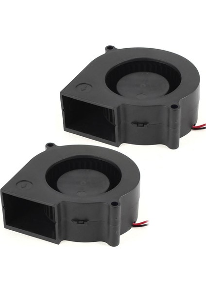 2pcs 75 mm x 30 mm 2 Pin Dc 12 V Fırçasız Fan Bilgisayar Bilgisayar Soğutma Fanı (Yurt Dışından)