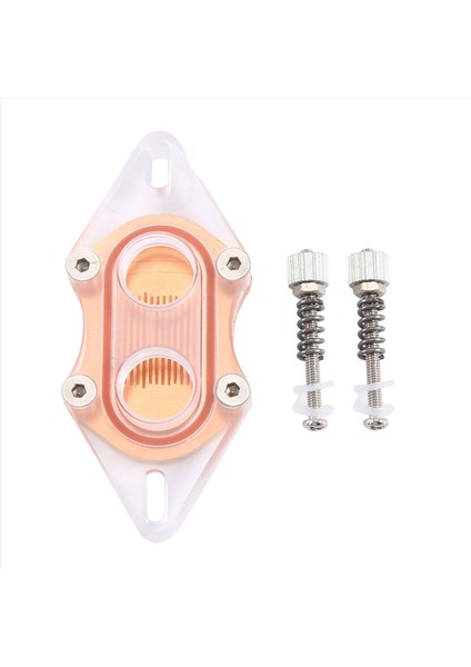 Cpu Su Soğutma Bloğu Soğutucu Akrilik Şeffaf Güney Köprü Bilgisayar Için Northbridge Blok Cpu Bloğu (Yurt Dışından)