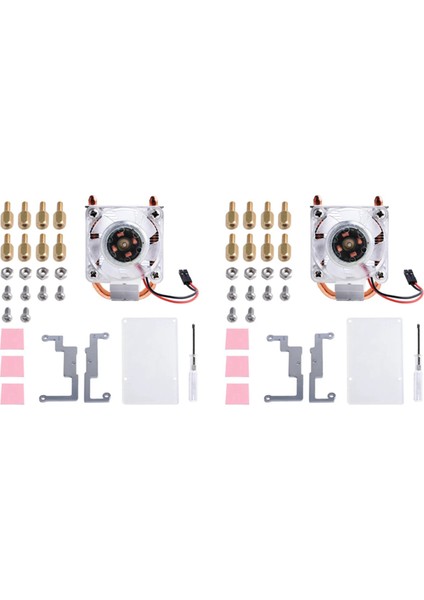 Raspberry Pi 4 Için 2x Buz Kulesi ile Soğutucu Cpu Fanı (Yurt Dışından)