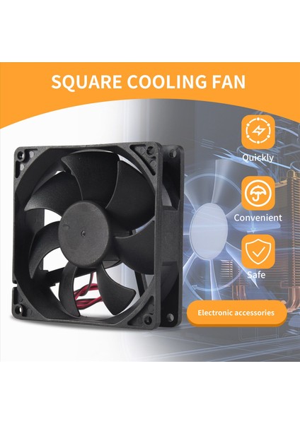 Siyah Plastik Meydan 9025 90 x 90 x 25MM Dc 12V 0 25A Soğutucu Fan (Yurt Dışından) fırsatları