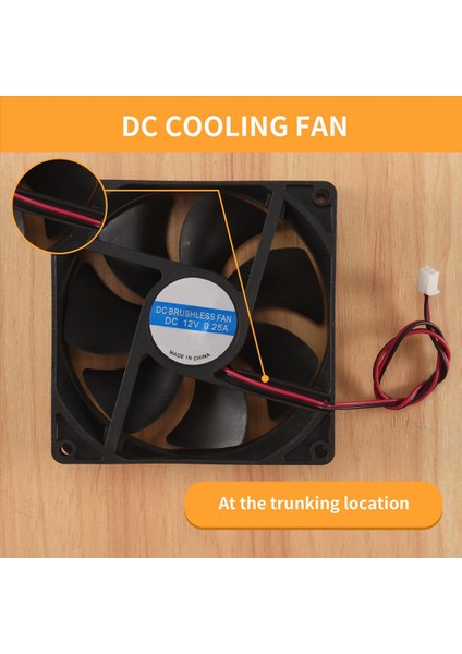 Siyah Plastik Meydan 9025 90 x 90 x 25MM Dc 12V 0 25A Soğutucu Fan (Yurt Dışından) indirimleri