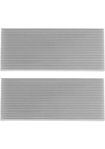 Güçlü LED Amplifikatör Transistör 100X41X8MM Için 2x Alüminyum Isı Batması Istirahati (Yurt Dışından)