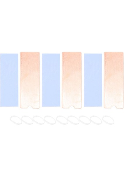 3pcs M 2 SSD Isı Lavabosu Nvme Ngff M 2 2280 Katı Hal Sert Disk Saf Bakır Soğutma Sebzesi Ince Soğutucu Radyatör 0 5mm (Yurt Dışından)