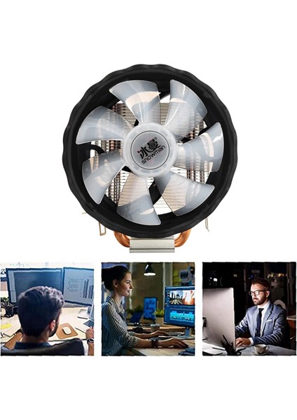 2x Snowman X200 Cpu Soğutucu 2 Isı Boruları 120MM Sessiz Fan 4pin Pwm Pc Soğutucu Intel LGA2011 Amd Cpu Soğutma Fanı (Yurt Dışından) indirimleri