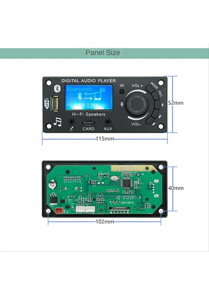 LCD Ekran Mp3 Kod Çözücü Kart Bluetooth Modül Dıy Ürünleri Araba Ses Aksesuarları Ses Amplifikatör Kartı (Yurt Dışından) indirimleri