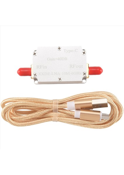 10M-6GHZ Düşük Gürültü Amplifikatörü Kazanç 40DB Yüksek Düzlük Lna Rf Sinyal Sürüş Alıcı Radyo Fm Radyo Için Ön Uç 40DB (Yurt Dışından) fırsatları