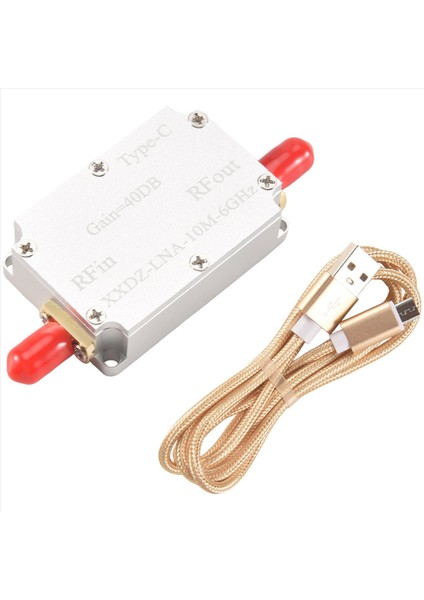 10M-6GHZ Düşük Gürültü Amplifikatörü Kazanç 40DB Yüksek Düzlük Lna Rf Sinyal Sürüş Alıcı Radyo Fm Radyo Için Ön Uç 40DB (Yurt Dışından) indirimleri