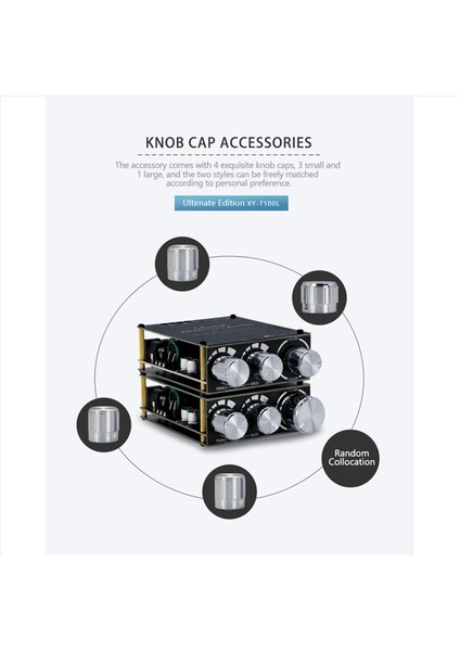 2x Bluetooth 5 0 100W+100W Güç Subwoofer Amplifikatör Kartı 2 1 Kanal Sınıf D Ev Ses Stereo Ekolayzır Amp XY-T100L (Yurt Dışından) fırsatları
