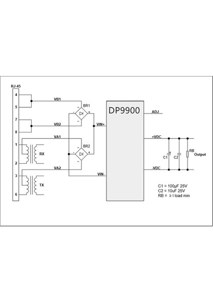 2x Sdapo Poe Module DP9900 Pın Pın AG9900 12V1A 5V1 8A Poe Modülü (Yurt Dışından) modelleri