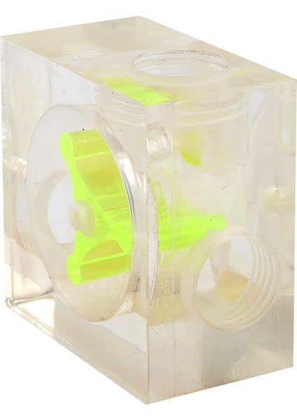 Pc Su Soğutma Sistemi Akrilik Üç Yolu Görsel Akış Göstergesi G1/4 Iplik (Yurt Dışından) indirimleri