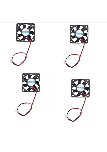 4pcs 50MM x 50MM x 10MM 5010 Dc 12V 0 1A 2pin Fırçasız Soğutma Fanı (Yurt Dışından)