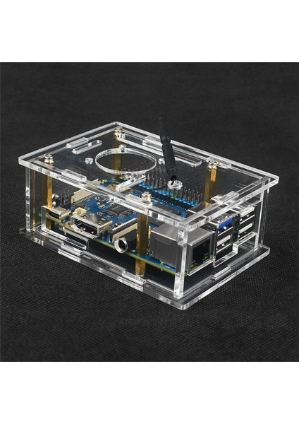 Turuncu Pı 3b Akrilik Kılıf Şeffaf Kabuk Aktif Pasif Soğutucu Soğutma Fanı Soğutma (Yurt Dışından) fırsatları