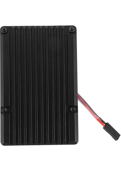 Raspberry Pi Için 6x 4 Alüminyum Kılıf Çift Soğutma Fanı Metal Kabuğu Raspberry Pi 4 Model B Için Siyah Muhafaza (Yurt Dışından)