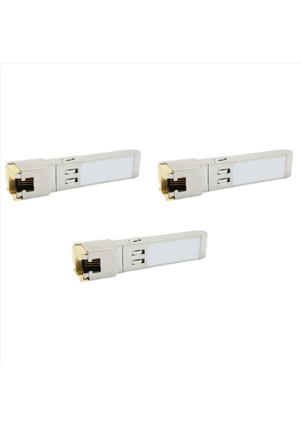 3x Gigabit RJ45 Sfp Modülü 10/100/1000MBPS Sfp Bakır RJ45 Sfp Alıcı -Verici Gigabit Ethernet Switch (Yurt Dışından)