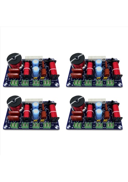 4x 3 Yol Frekans Bölücü Hi-Fi Crossover Audiophile Home Sinema Yüksek Orta ve Düşük Hoparlörler Getirme Crossov Crossover (Yurt Dışından)