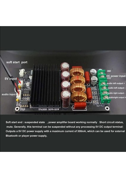 Yeni Yükseltilmiş TPA3255 SAMP-100 TPA3255 2X300W 600W Stereo Sınıf D Yüksek Güçlü Hıfı Amplifikatör Kartı (Yurt Dışından) fiyatları
