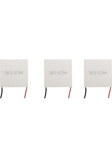 3x TEC1-12704 Termoelektrik Soğutucu Peltier 30MMX30MM Tec1 12704 Element Modülü 12V4A Soğutma Peltier (Yurt Dışından)