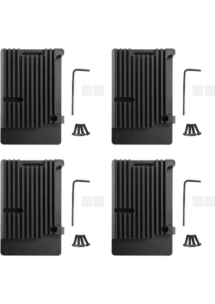 Raspberry Pi 4 Model B Alüminyum Kılıf Pasif Soğutma Kabuğu Metal Muhafazası Raspberry Pi 4 Model B (Yurt Dışından)