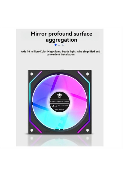 V2 Argb Vaka Fan Fan Fanları Için Pwm Soğutucu 4 Pimli 1850 Rpm Bilgisayar Isınma Soğutucu Beyaz B (Yurt Dışından) indirimleri