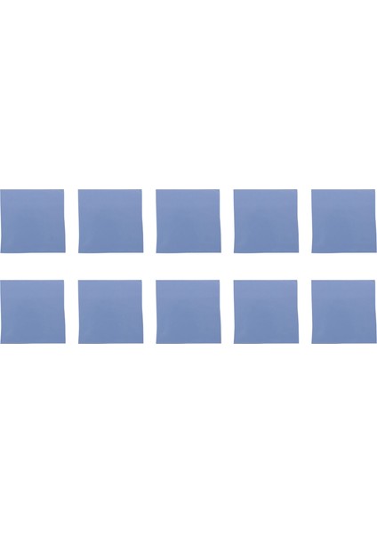 10X Gpu Cpu Sıck Sikibi Soğutma Iletişim Silikon Pad 100MMX100MMX1MM Termal Pad (Yurt Dışından)