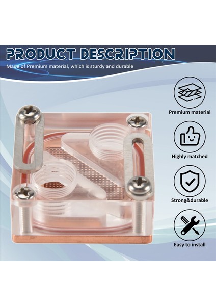 Yonga Seti Su Bloğu Bilgisayar Su Soğutma Akrilik Şeffaf Genel Northbridge Block Bilgisayar Cpu Bloğu (Yurt Dışından) fırsatları